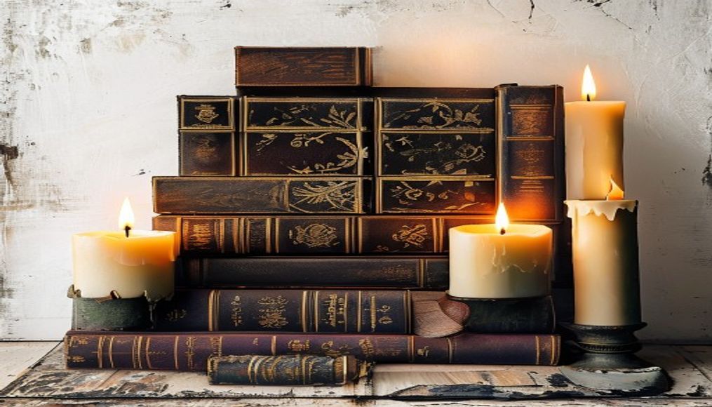 "Dark Academia Aesthetic Vintage Books An" — Funny Wall Art Print