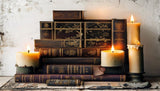 "Dark Academia Aesthetic Vintage Books An" — Funny Wall Art Print