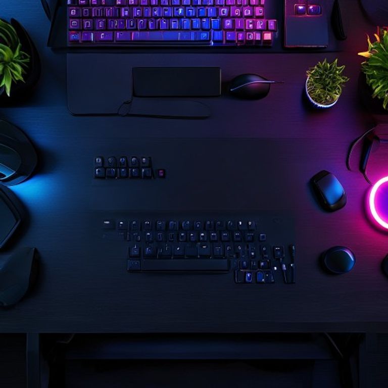Gaming Setup Desk Mat Design | Digital Print | Knockerz Edition